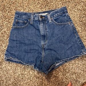 Levi's High Waisted Mom Shorts